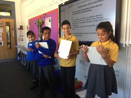 Some children were asked to act in role as Village Councillors and make a final decision based on the different arguments.   