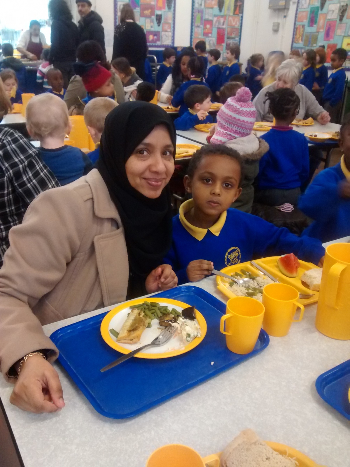 Reception Lunch St Mark's C of E Primary School