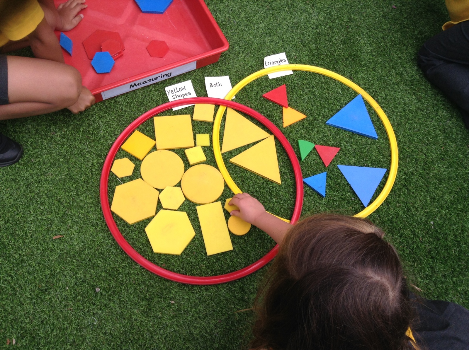 Shape sorting St Mark's C of E Primary School