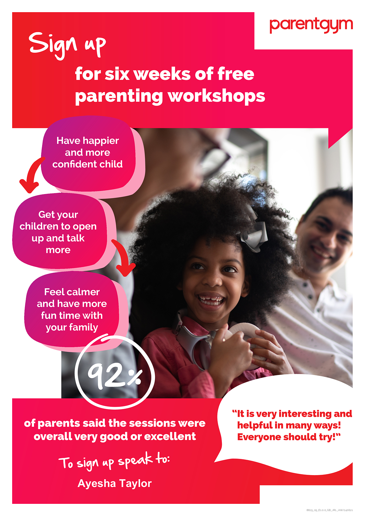 Parent Gym St Mark's C of E Primary School