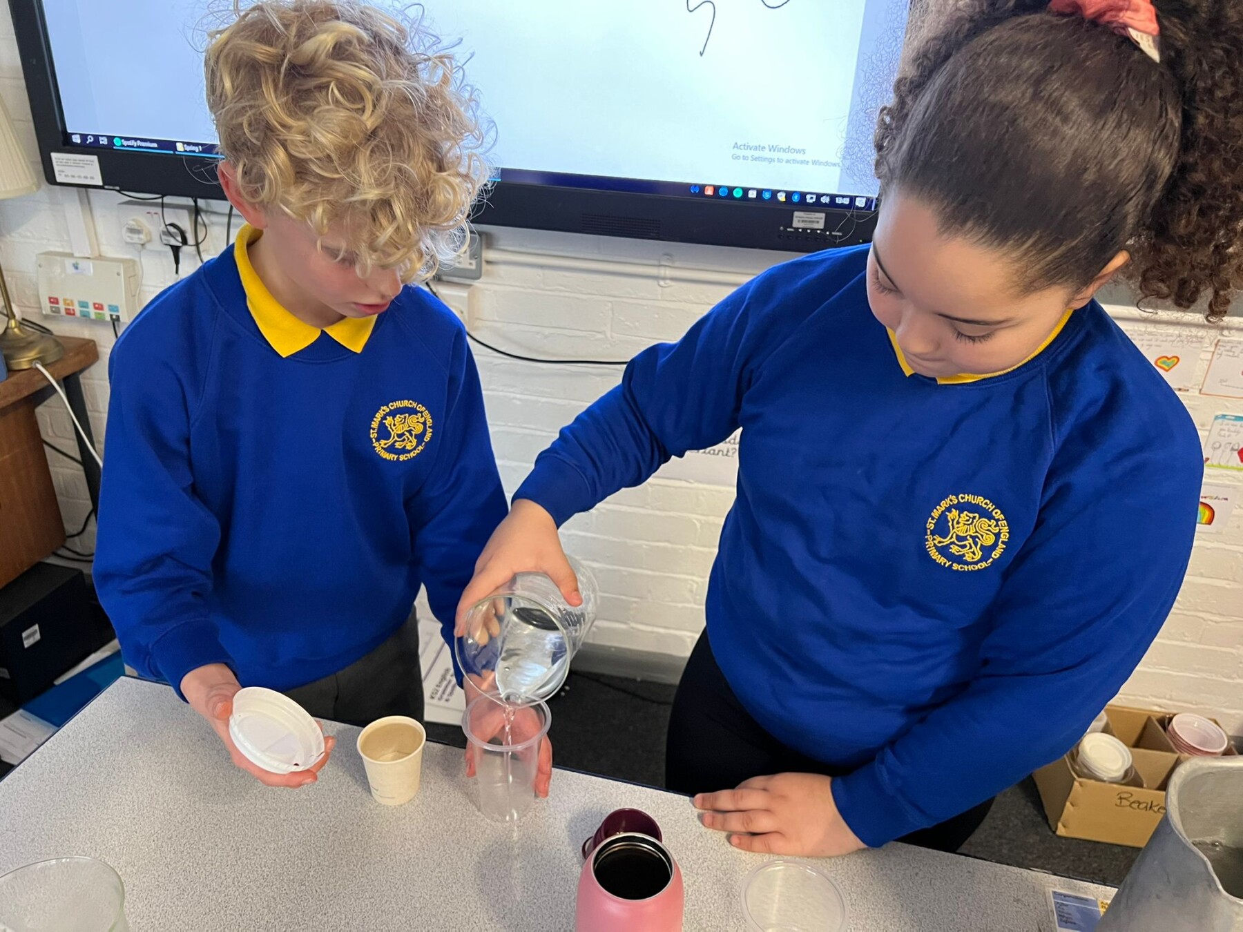 Science Testing Thermal Conductivity St Mark's C of E Primary School