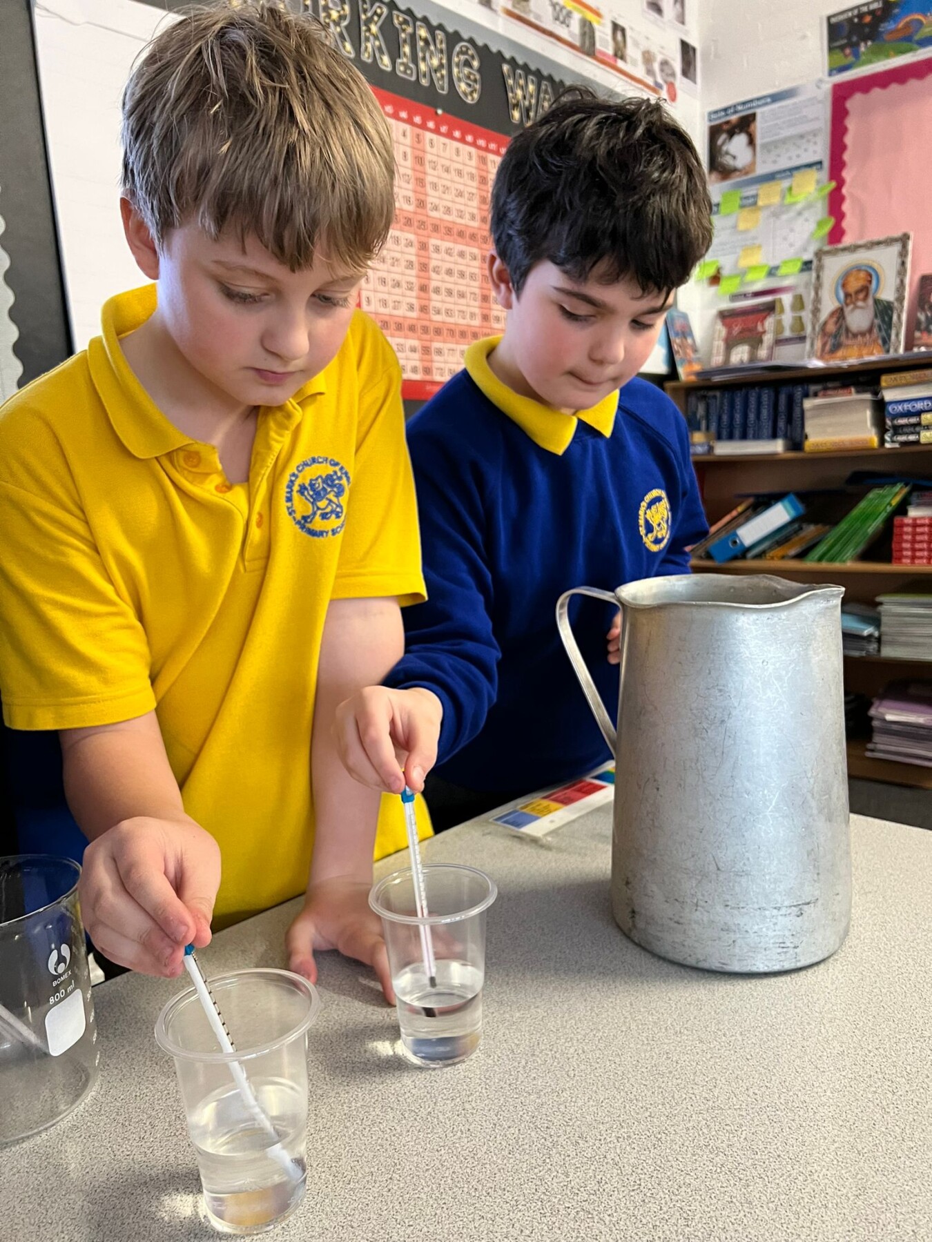 Science Testing Thermal Conductivity St Mark's C of E Primary School