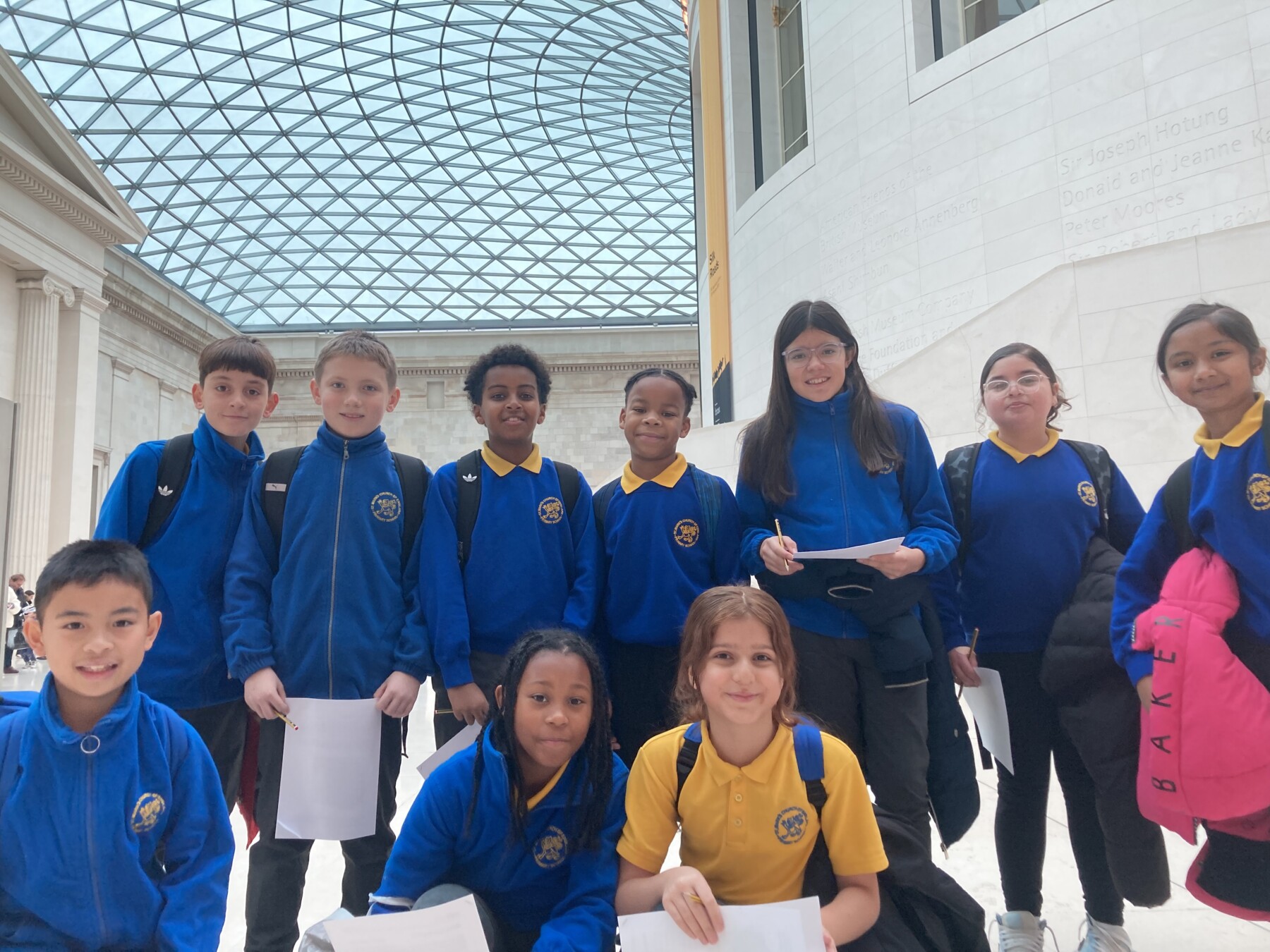 Year 6 Trip to the British Museum - St Mark's C of E Primary School